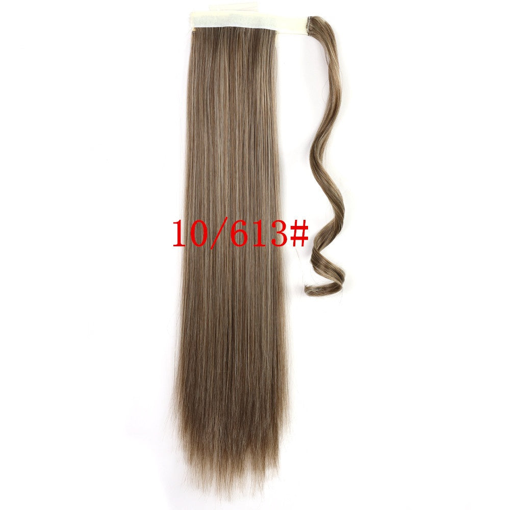 24" Clip-In Ponytail Hair Extension - Heat Resistant Synthetic