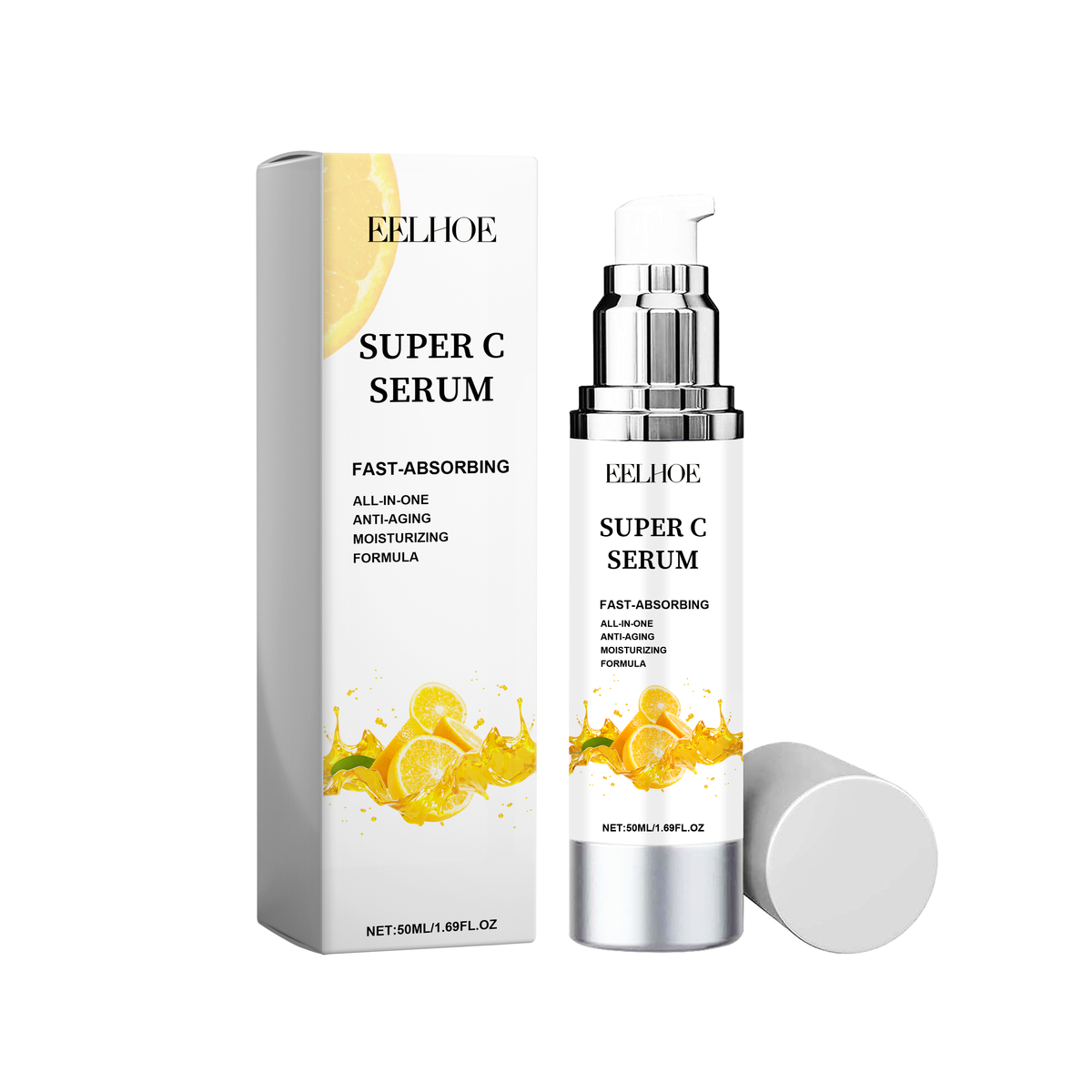 Super C Brightening Serum with Niacinamide & Hyaluronic Acid – Glow & Hydrate 50ml