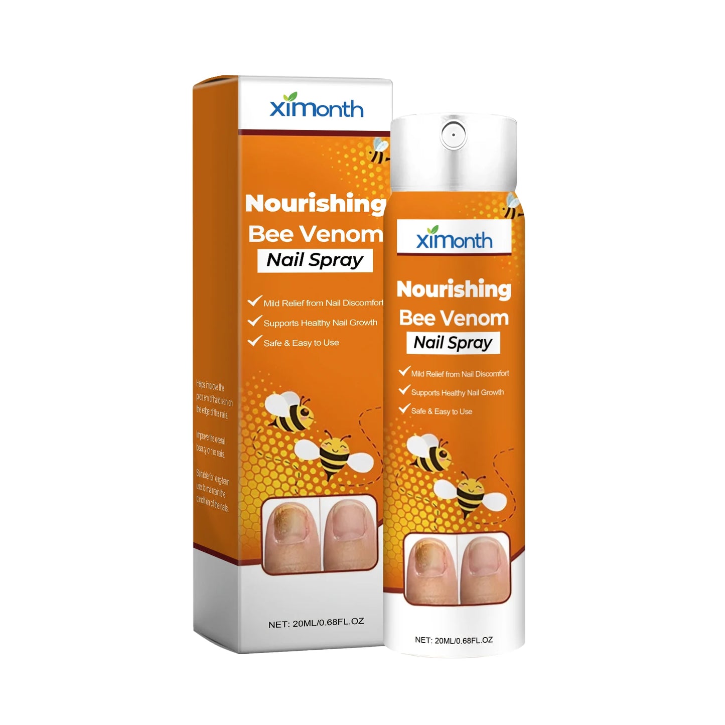 Eleeles Nail Nourishing Spray – Strengthens, Moisturizes & Softens Cuticles, Hands & Feet