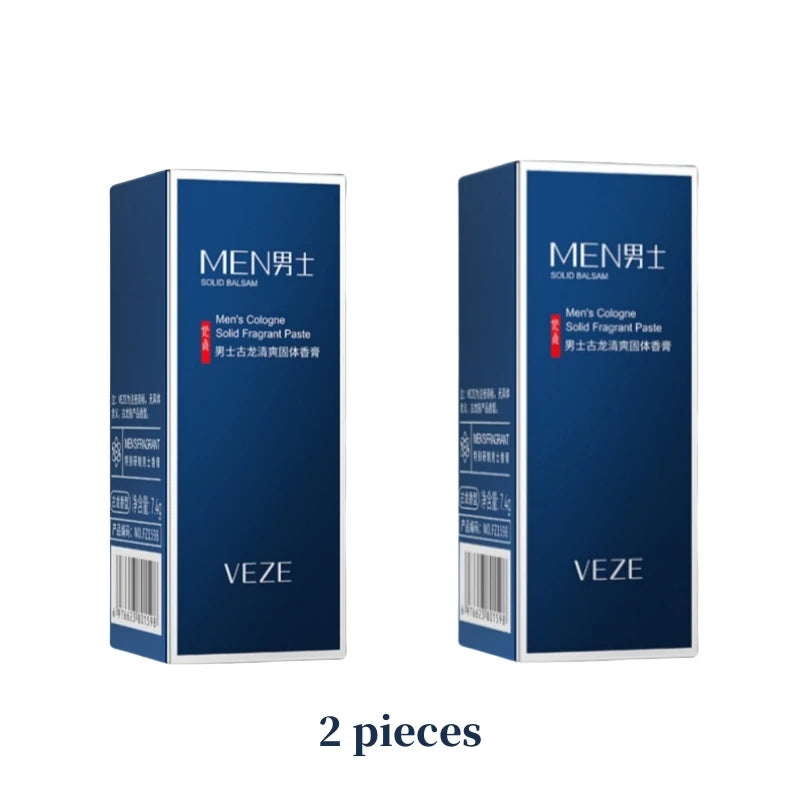Eleeles Men's Solid Perfume Stick – Light & Fresh Scent, Portable Travel Size
