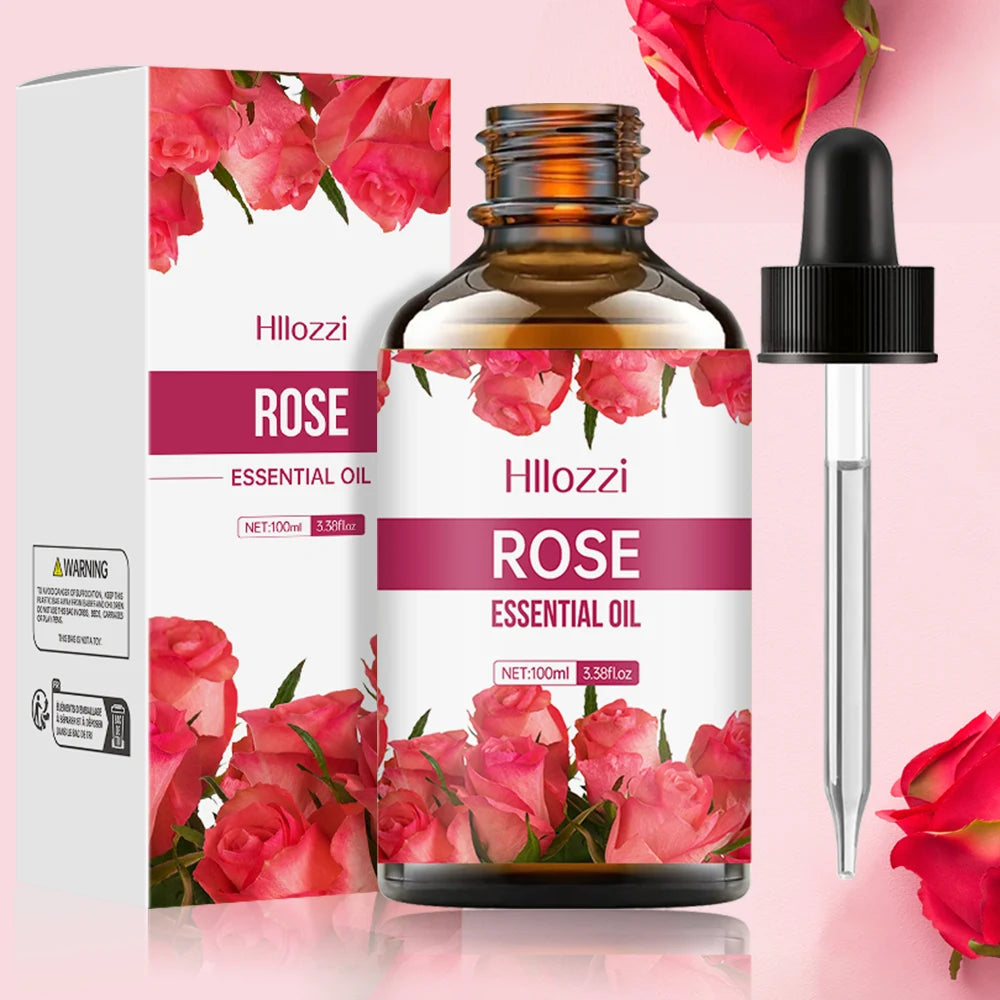 Eleeles Rose Essential Oil – Pure Fragrance & Aromatherapy Massage Oil