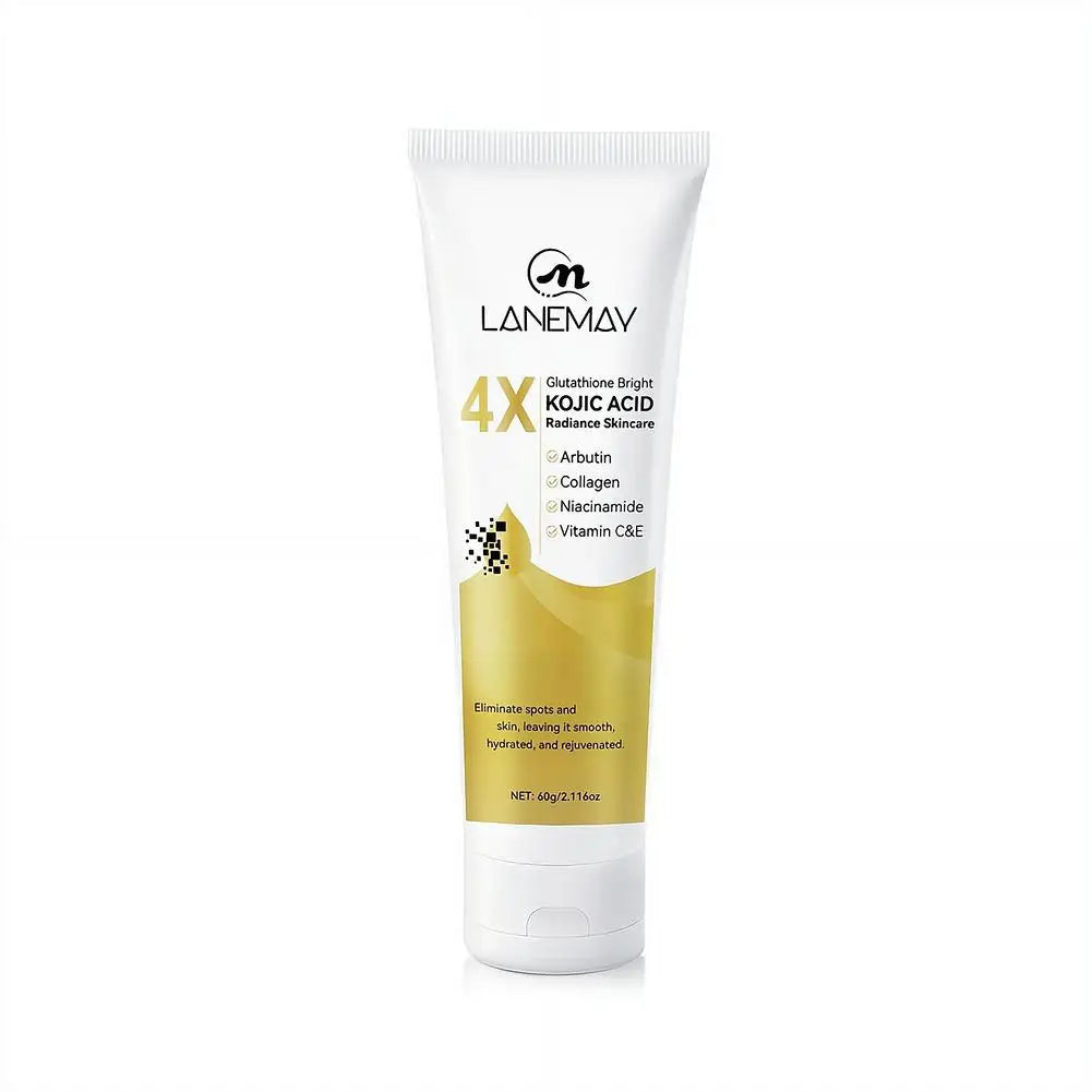 Kojic Acid Face Cream Lotion Glutathione Vitamin C Even Skin Tone Deep Hydrating Nourishing Moisturizer Radiance Skincare