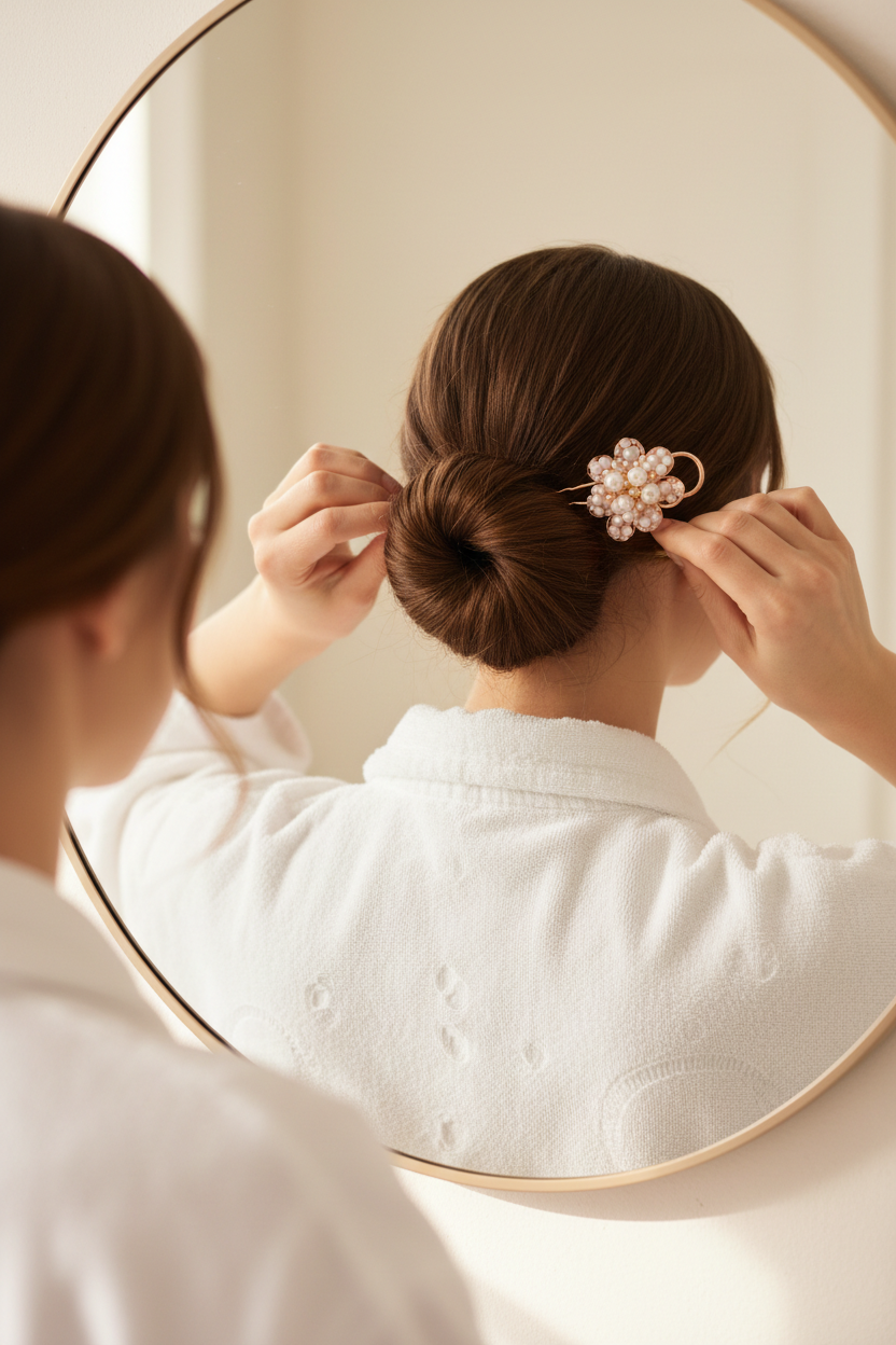 Camellia Hair Pin Lifestyle