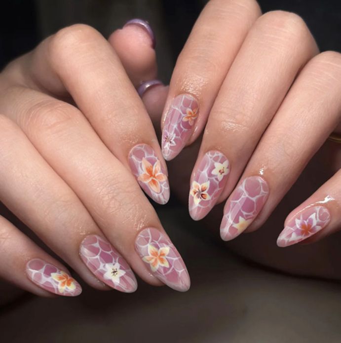 Press-On Nail Stickers – French, Butterfly & Aurora Designs | Sanding Bar Jelly Glue
