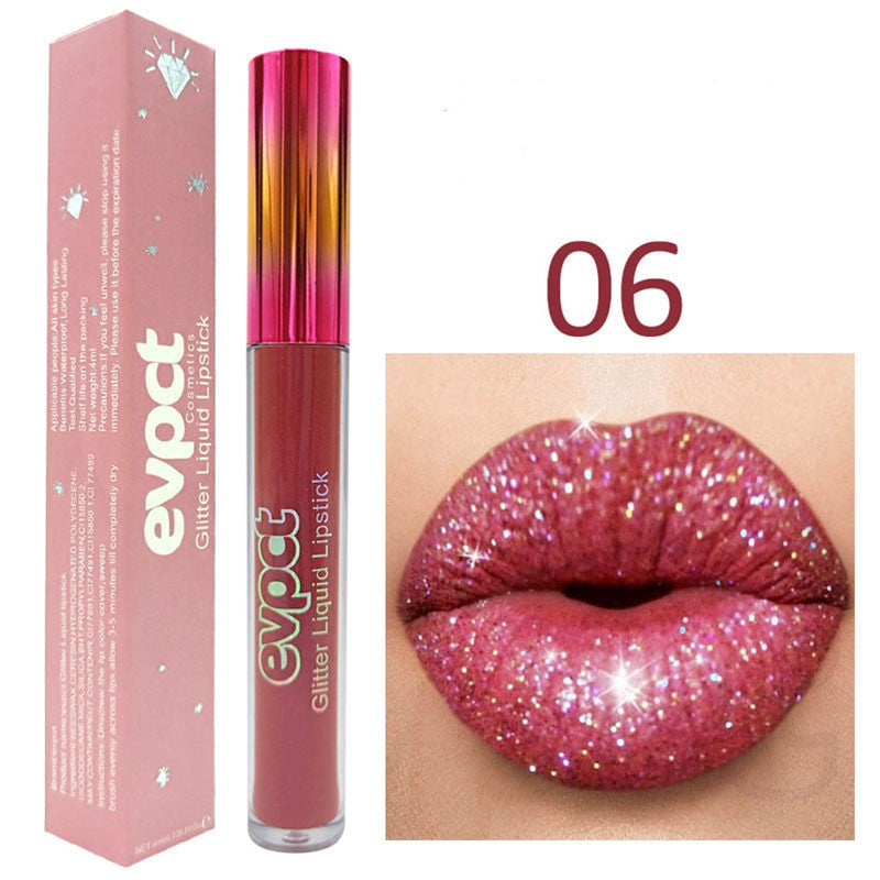 Flash Diamond Metallic Lip Gloss – High Shine Finish | 6 Shades
