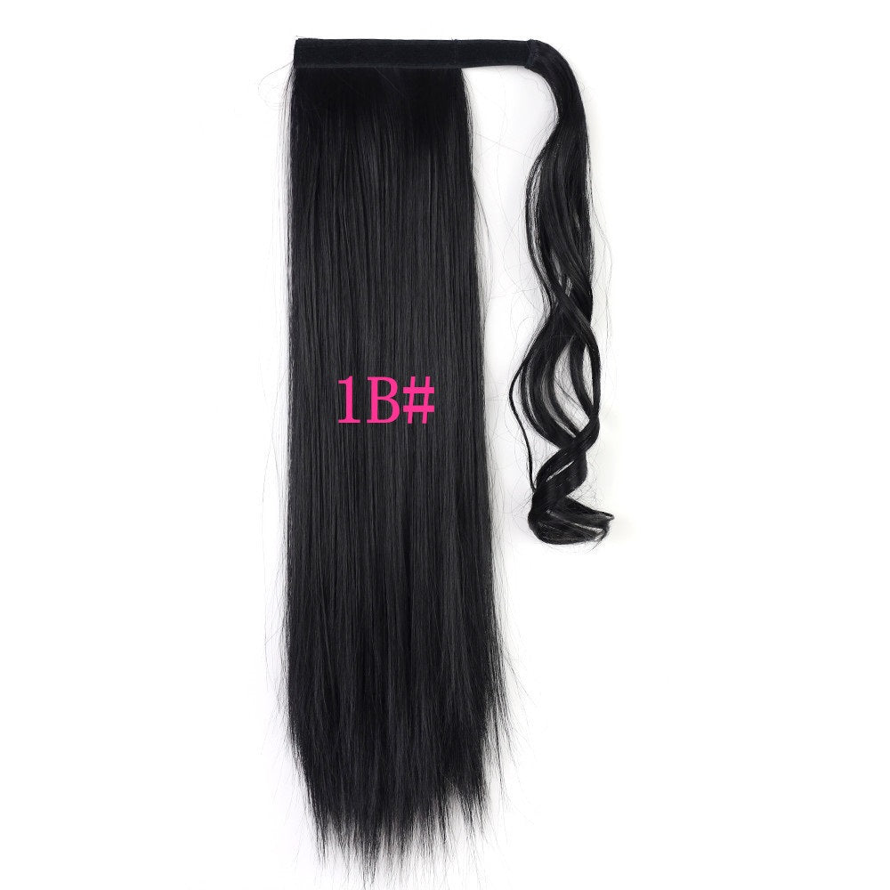 24" Clip-In Ponytail Hair Extension - Heat Resistant Synthetic