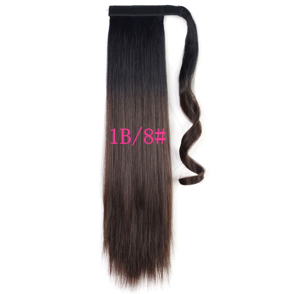 24" Clip-In Ponytail Hair Extension - Heat Resistant Synthetic