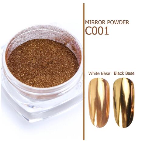 Chrome Mirror Pigment Powder – Nail Glitter Collection