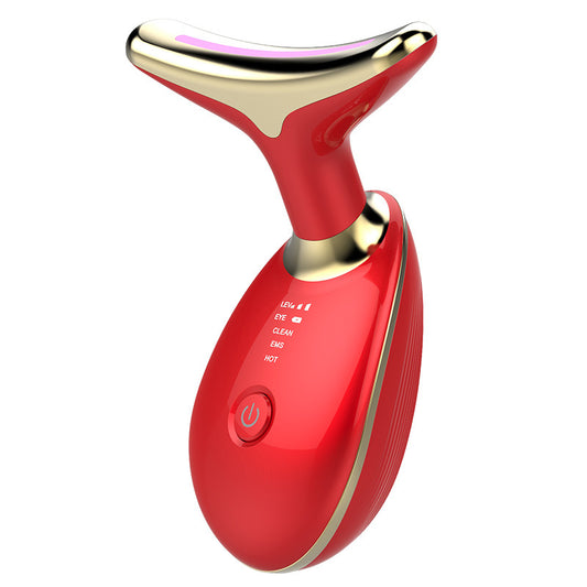 EMS Neck Lifting & Firming Massager with LED Therapy – Microcurrent Anti-Aging