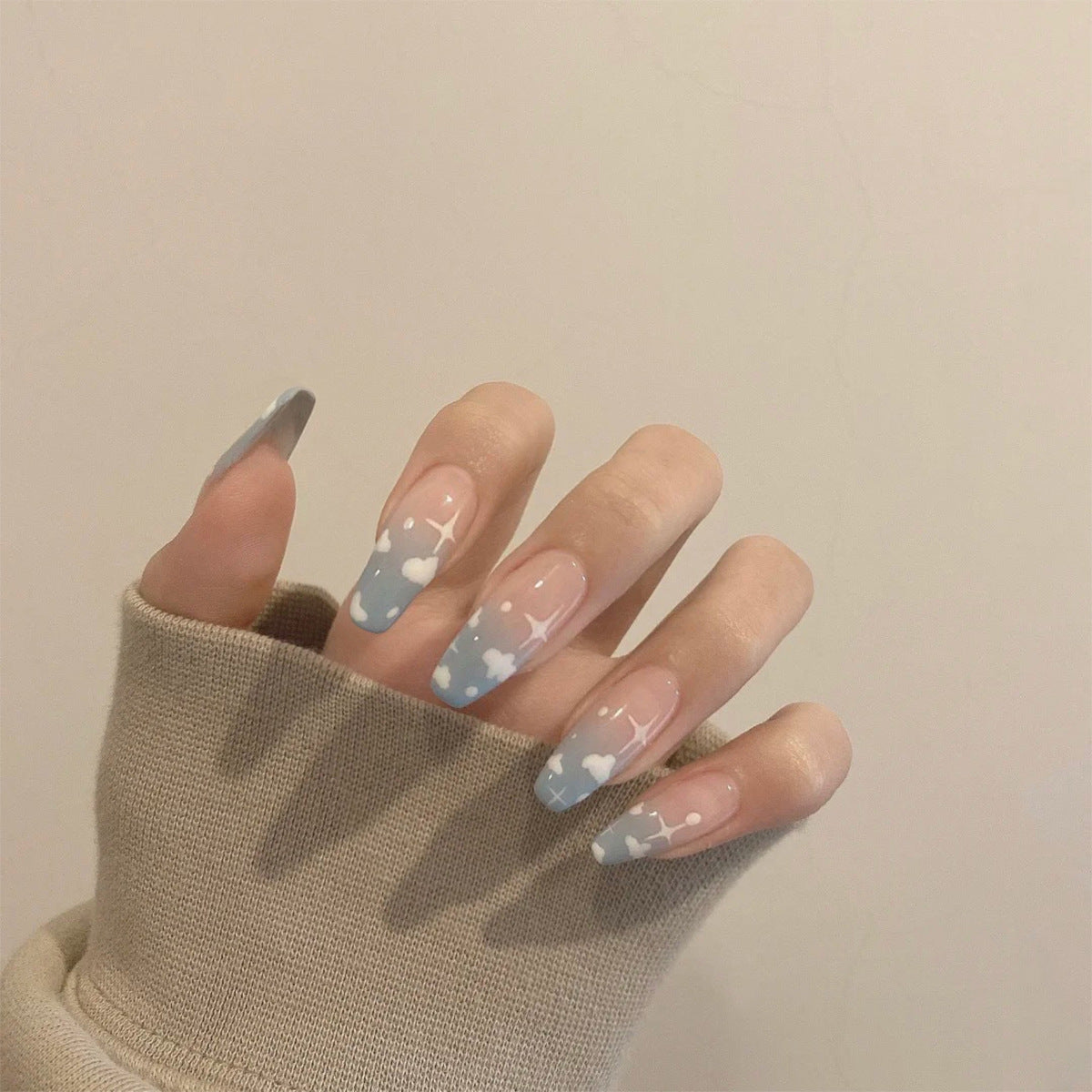 Press-On Nails – Soft False Nails Set 24 Pieces