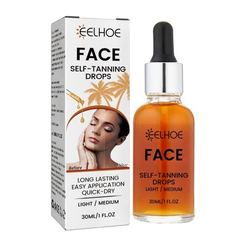 EELHOE Facial Tanning Essence - Natural Bronzing Glow