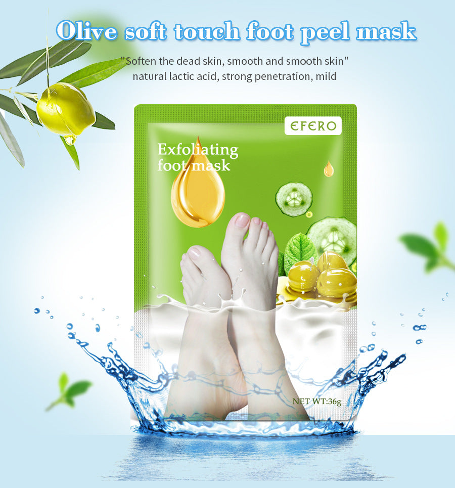Exfoliating Foot Peeling Mask - Pedicure Socks for Soft, Smooth Heels