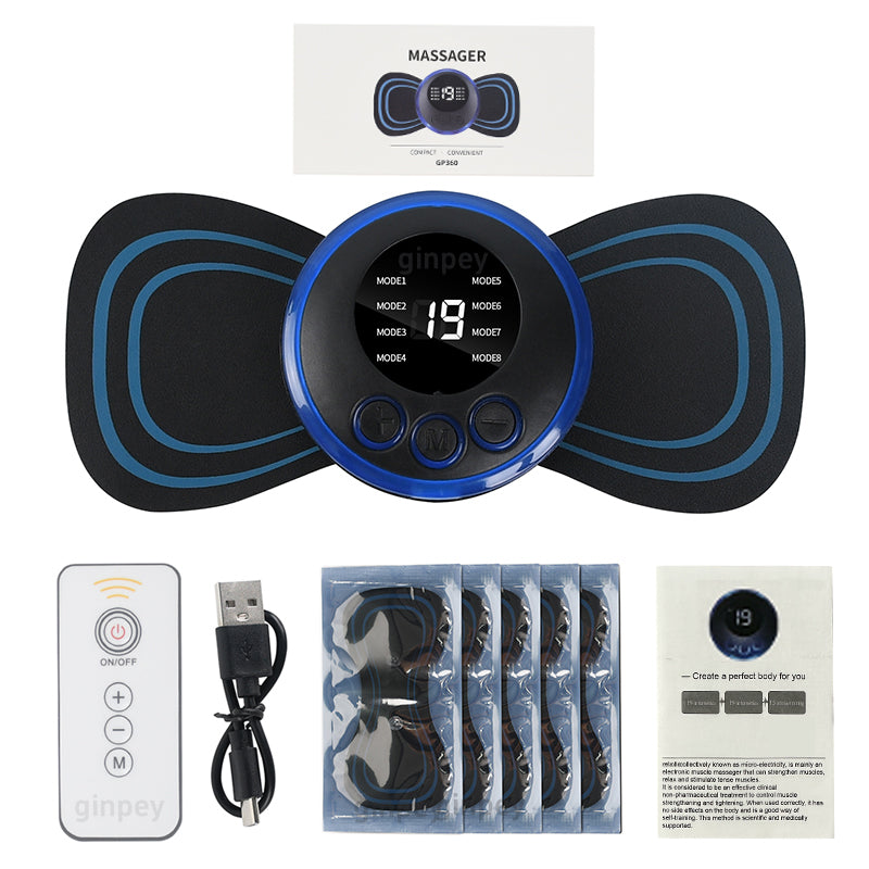 Smart Wireless Massage Patch – Full Relief for Neck, Shoulders & Upper Back
