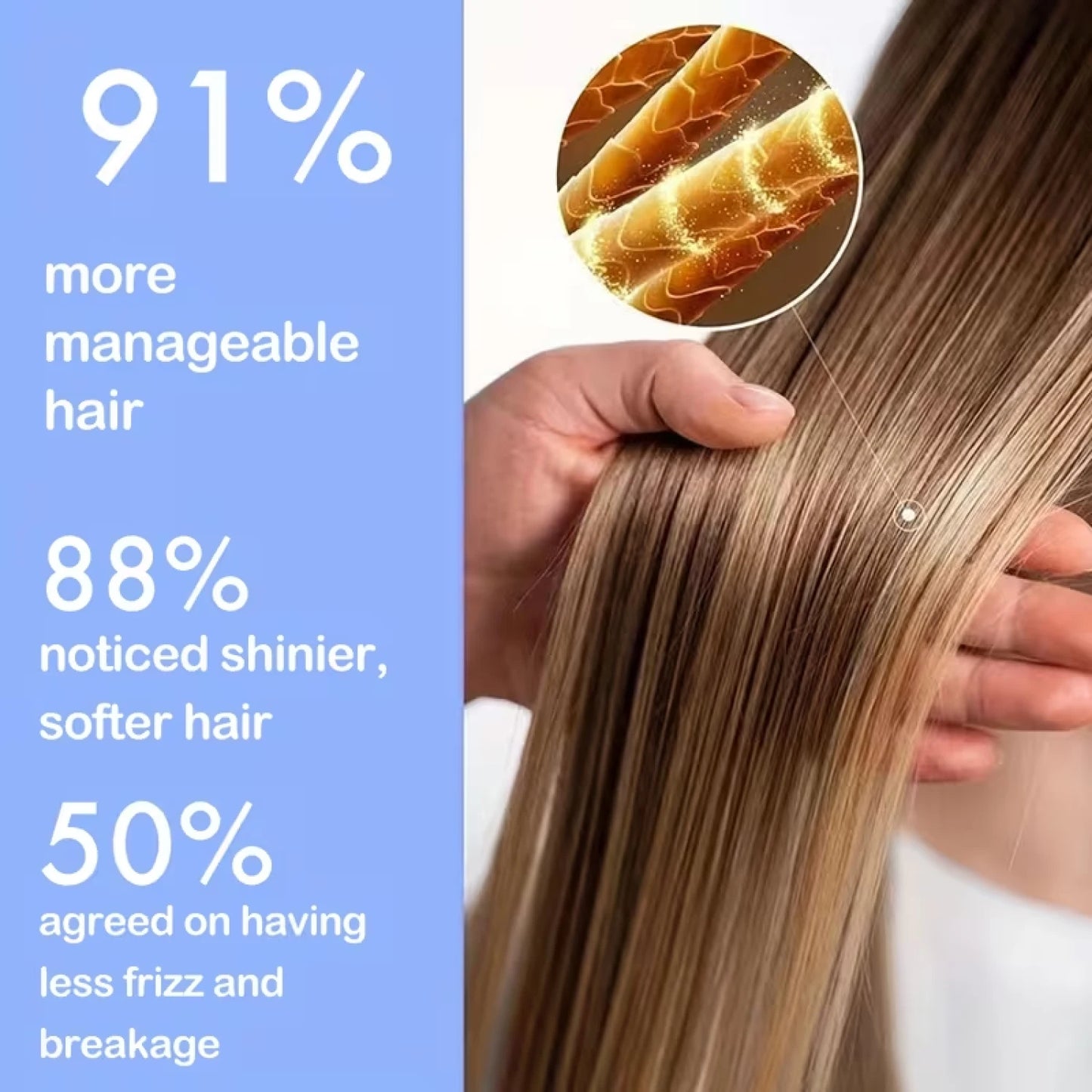 Eleeles Hair Vitamin Serum Spray – Argan, Macadamia & Avocado Oil, Smooth & Shiny, 100g