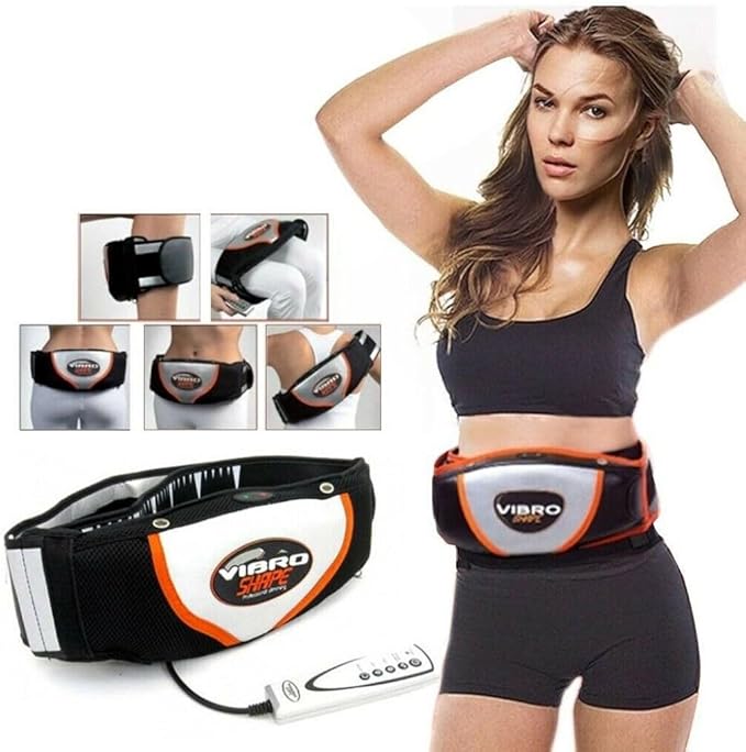 Automatic Abdominal Massager – 6 Heads, 3 Modes for Waist, Back, Neck & Legs