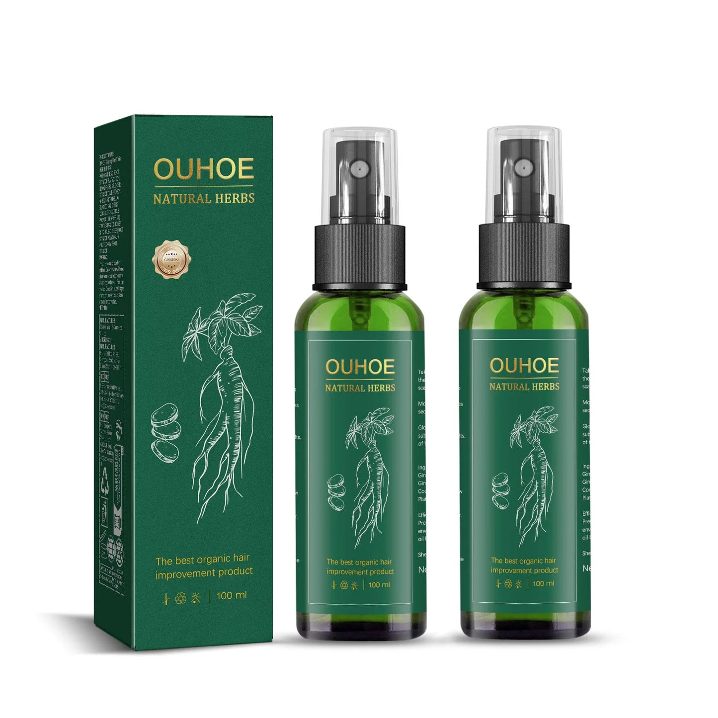 Eleeles Ginseng Hair Tonic Spray – Anti Hair Loss, Scalp Nourishment & Growth Serum