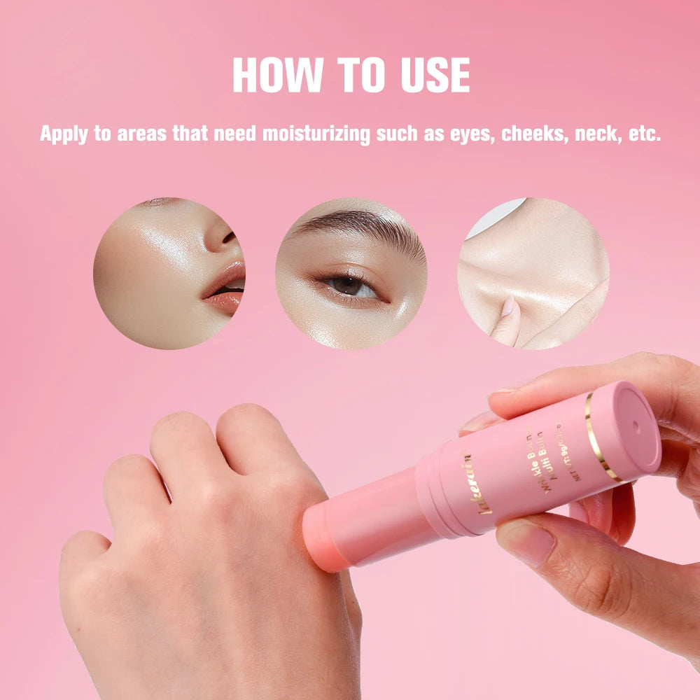 Eleeles Korean Pink Hydrating Balm Stick – Deep Moisture & Makeup Base