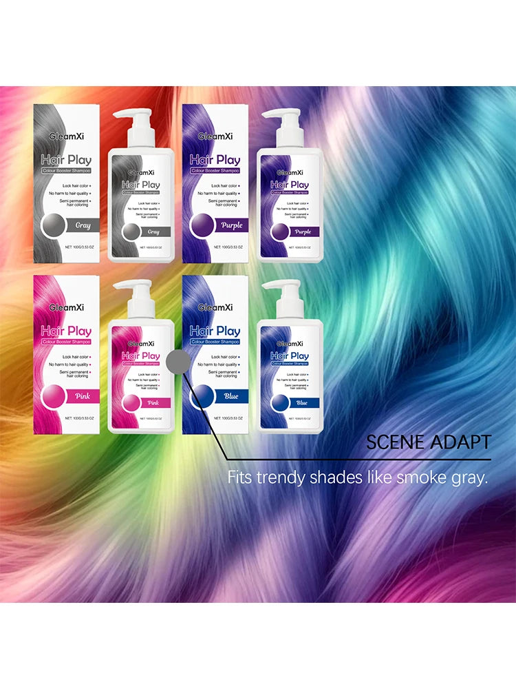 Hair Care Shampoo Series - Color Locking, Moisturizing, Smoothing, Lightweight & Even Coloring for Trendy Styles
