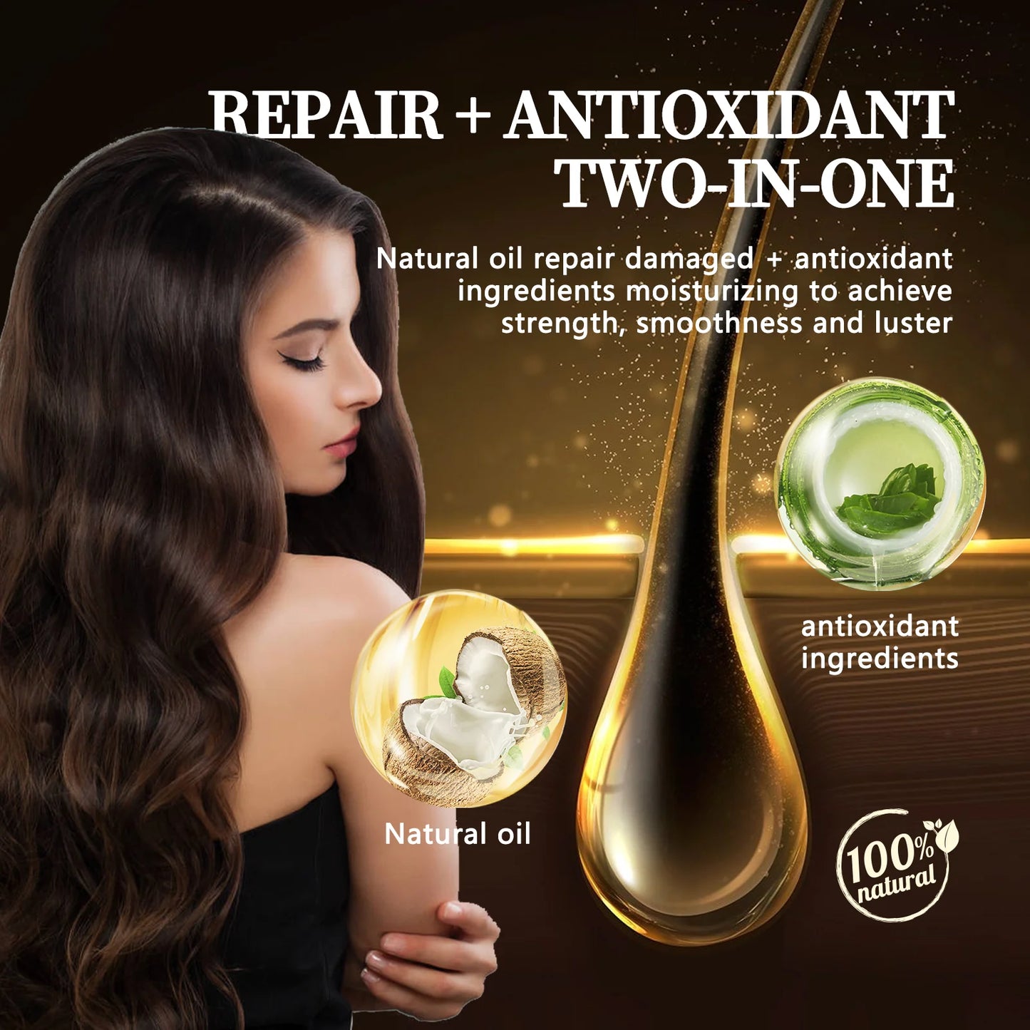 Eleeles Bond Revive & Restore Hair Conditioner Mask – Repairs Frizzy, Dry & Damaged Hair 50ml