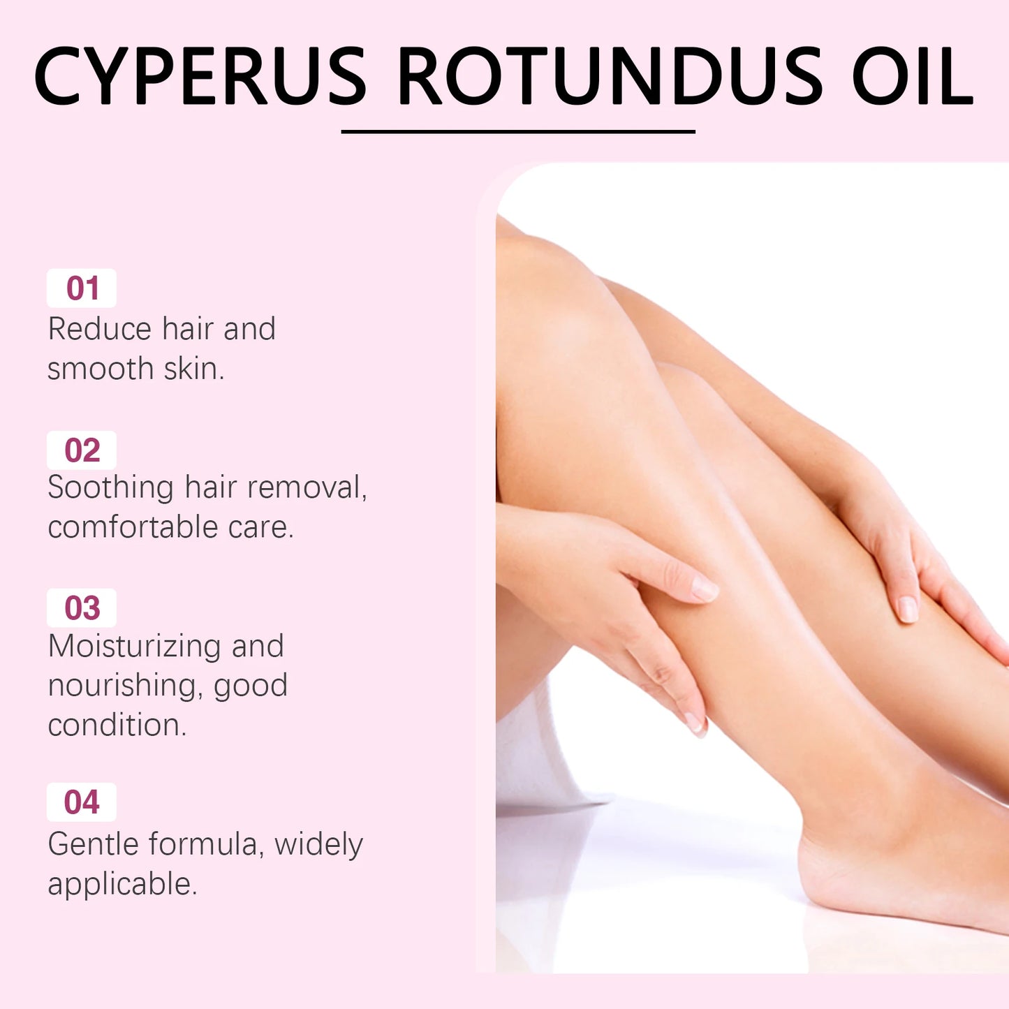 Eleeles Hair Removal Care Essential Oil – Soothing, Moisturizing & Skin-Smoothing 60ml