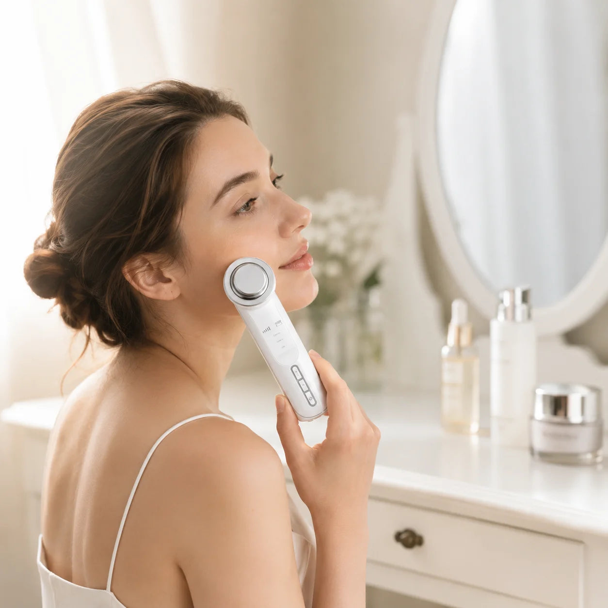 KSKIN Multifunctional Electric Facial Massager Deep Cleansing Skin Rejuvenation Face Lifting Anti Aging Skin Care Beauty Device