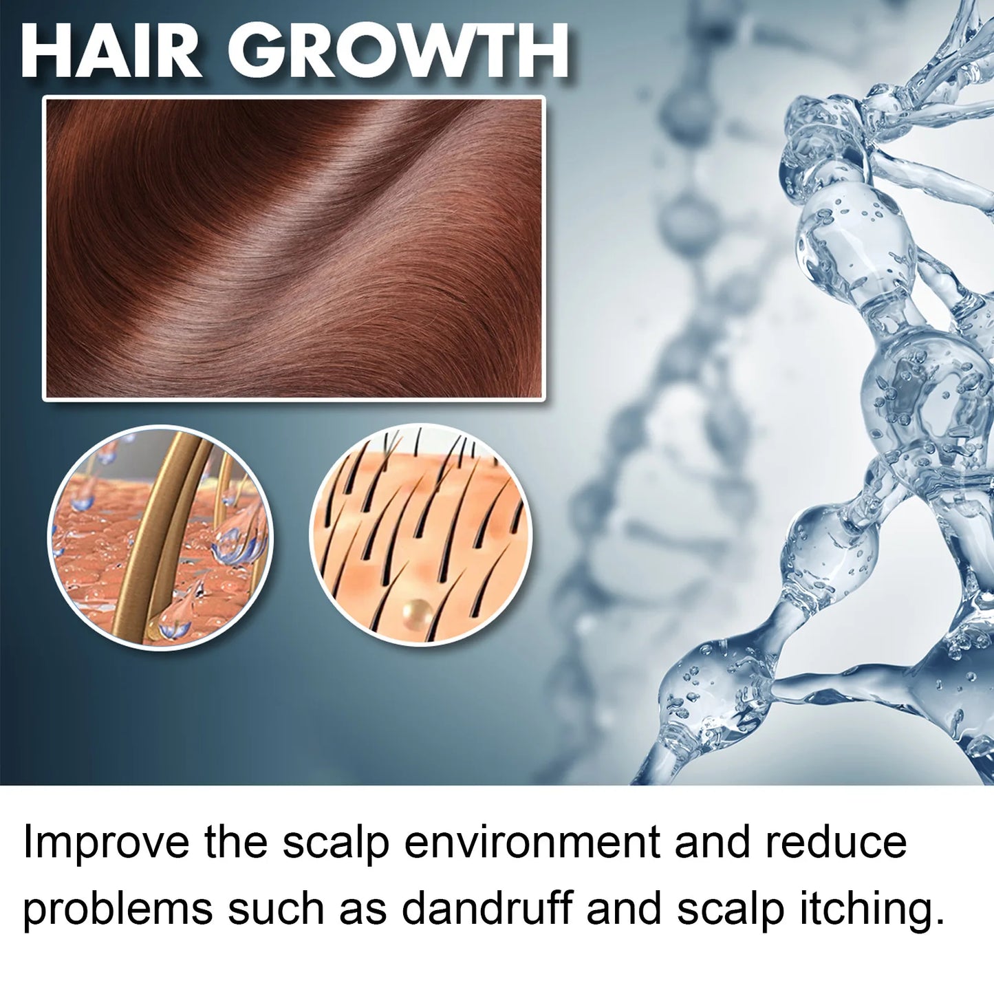 Eleeles Hair Growth Essential Oil Serum – Repairs, Nourishes & Promotes Regrowth, 50ml