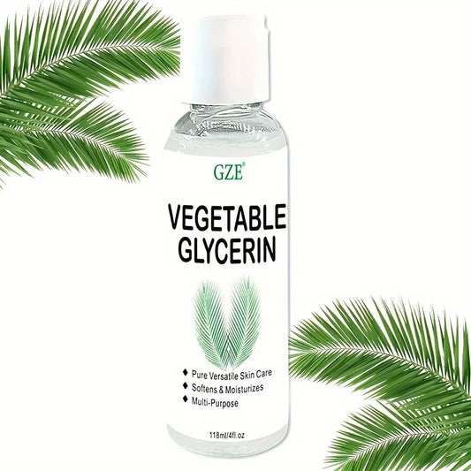 Vegetable Glycerin, 100% Pure, Versatile Skin Care, Softening and Moisturizing, Multi-PURPOSE AND VERSATILE SKIN CARE