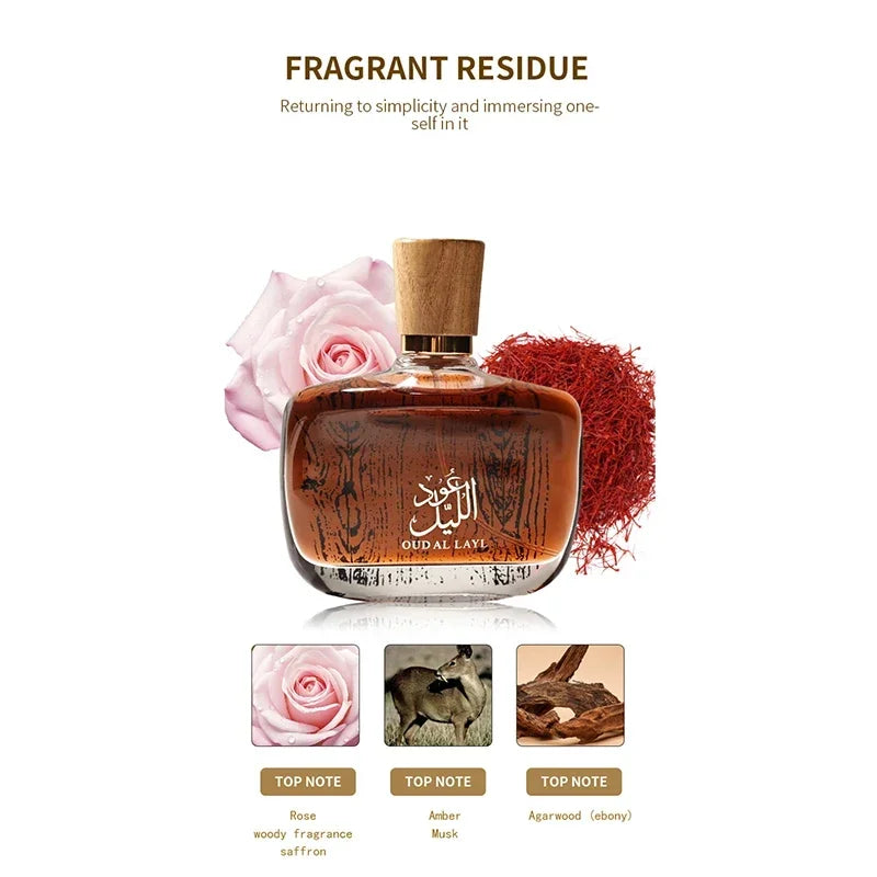 Eleeles Arabian Woody Eau de Parfum for Men – Musk, Oud & Cedarwood Long-Lasting Fragrance