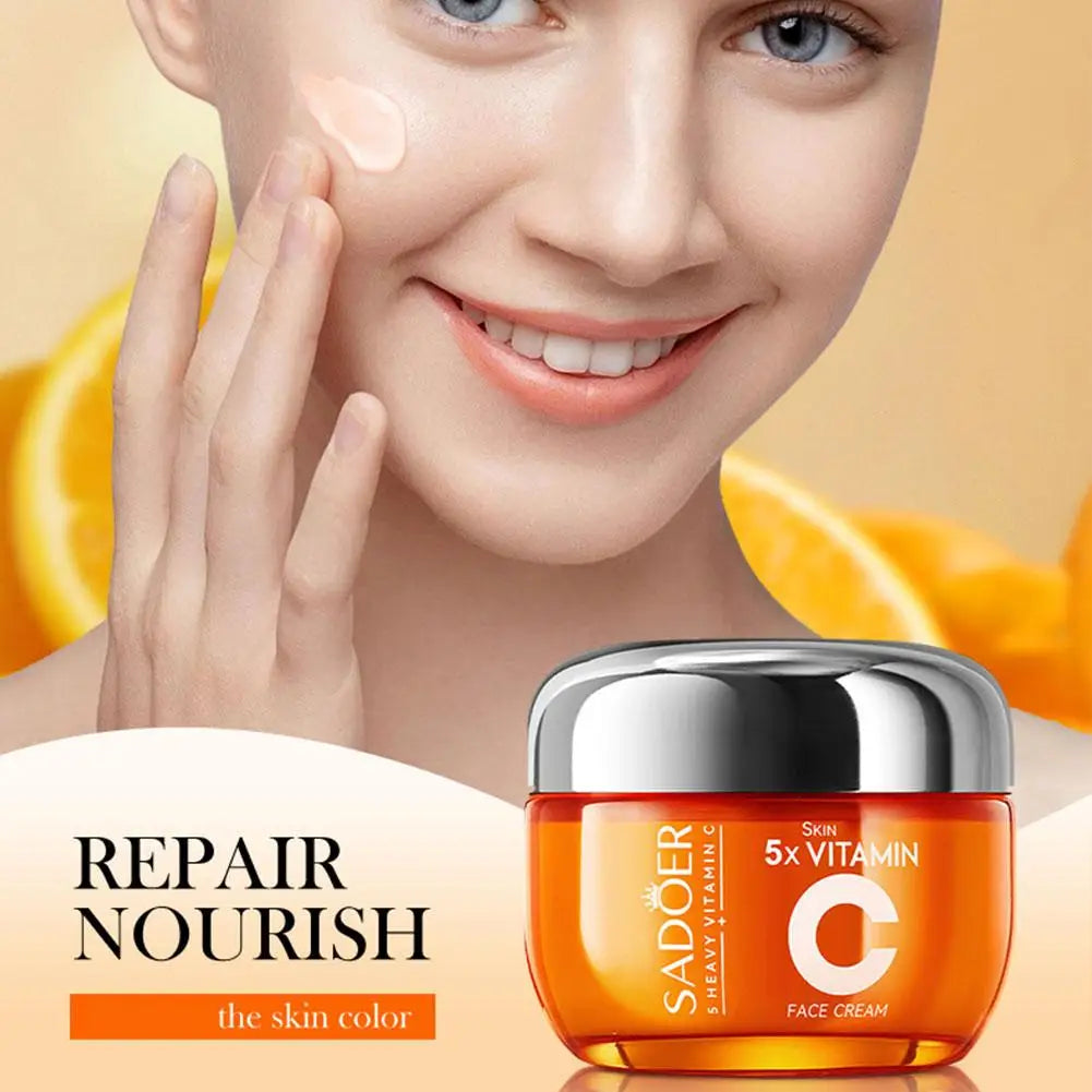 Eleeles Vitamin C Firming & Lifting Skincare Set – Brightening Serum, Cream & Toner
