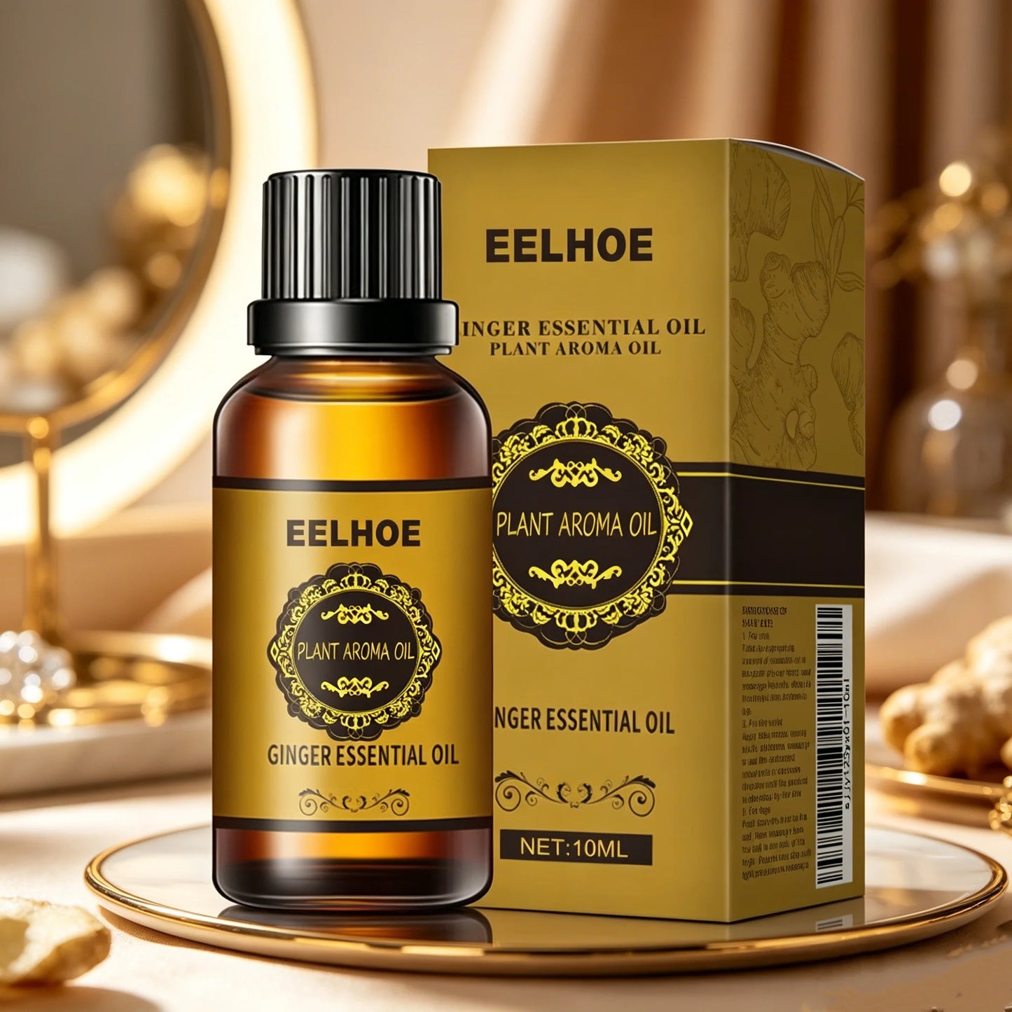 Ginger Body Oil – Skin Firming & Brightening Massage Oil | 10ml