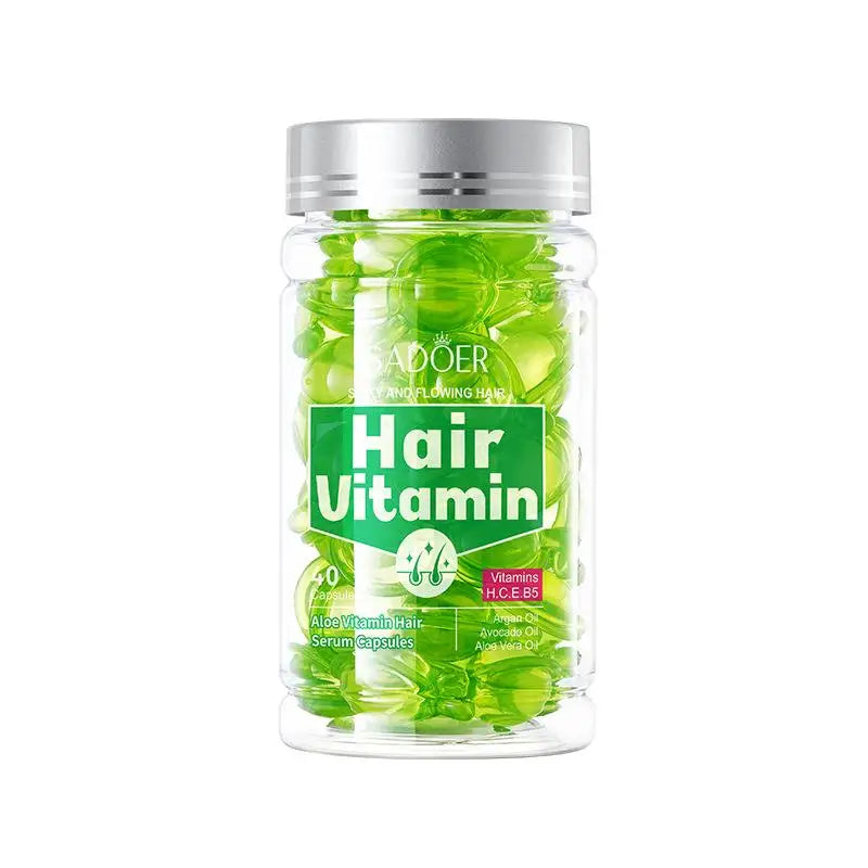 Eleeles Bee-Infused Hair Care Essence Capsules – Repair, Smooth & Nourish with Vitamins A, E, H & B5