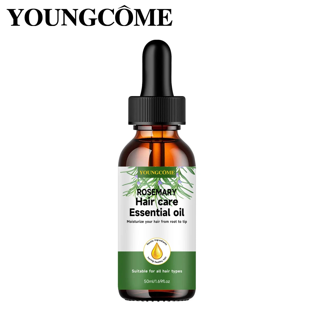 YOUNGCOME Rosemary hair care essential oil,Nourishes Repairs Improves Frizz Prevents Hair Loss Thinning Damaged Hair Care