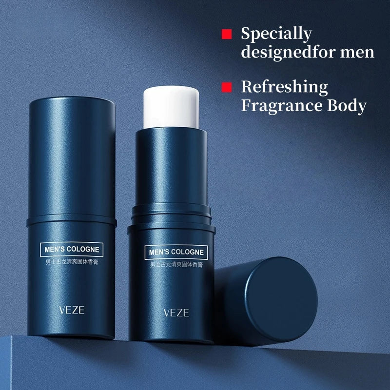 Eleeles Men's Solid Perfume Stick – Light & Fresh Scent, Portable Travel Size