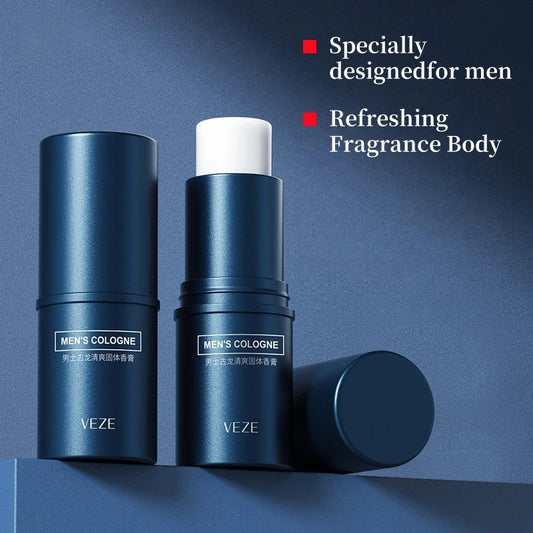 Eleeles Men's Solid Perfume Stick – Light & Fresh Scent, Portable Travel Size