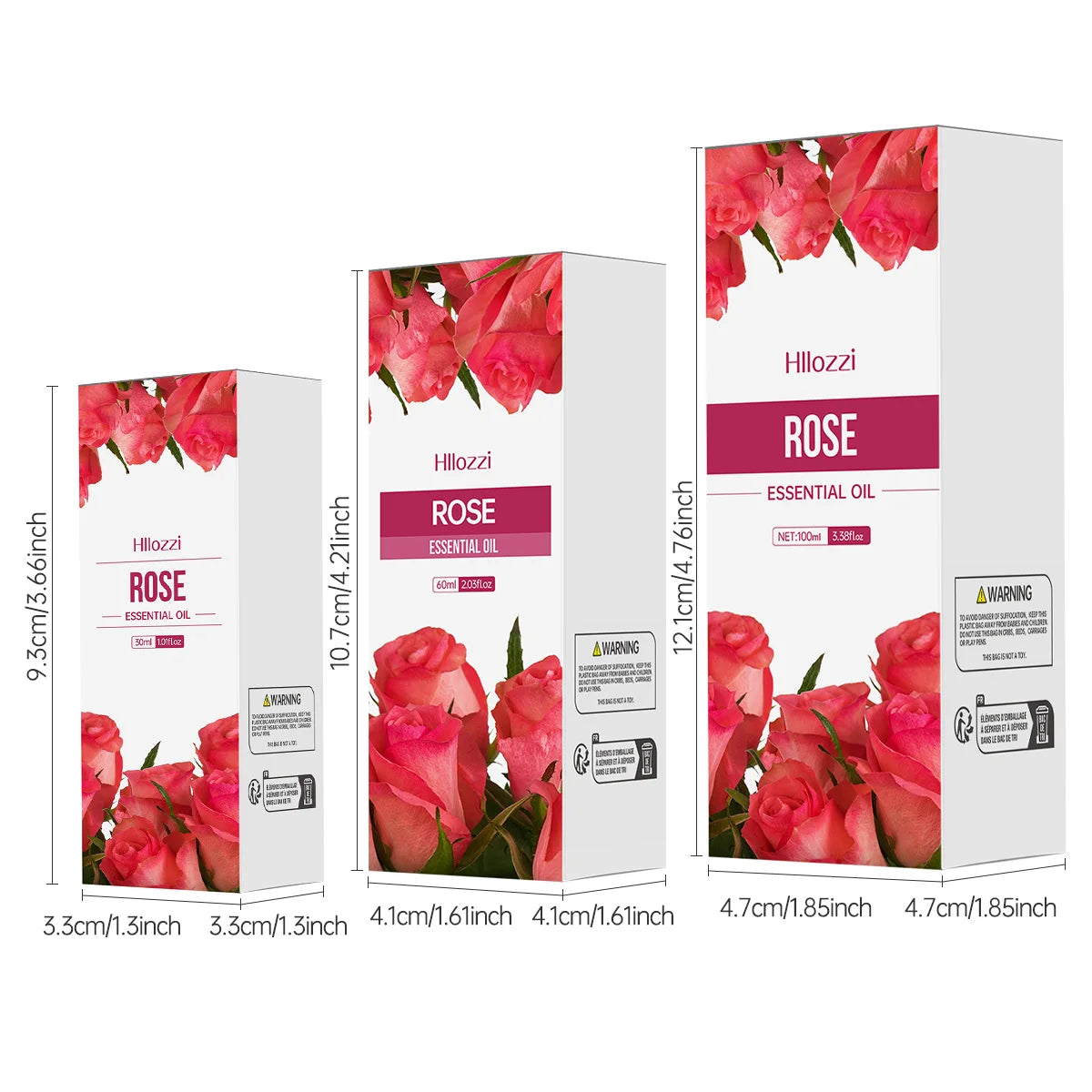 Eleeles Rose Essential Oil – Pure Fragrance & Aromatherapy Massage Oil
