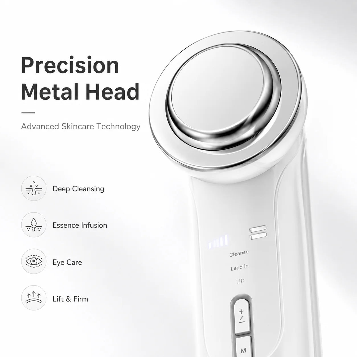 KSKIN Multifunctional Electric Facial Massager Deep Cleansing Skin Rejuvenation Face Lifting Anti Aging Skin Care Beauty Device