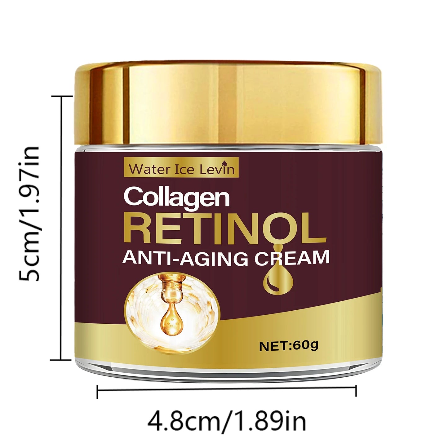 Eleeles Korean Anti-Wrinkle & Brightening Face Cream – Collagen, Biotin & Rosemary