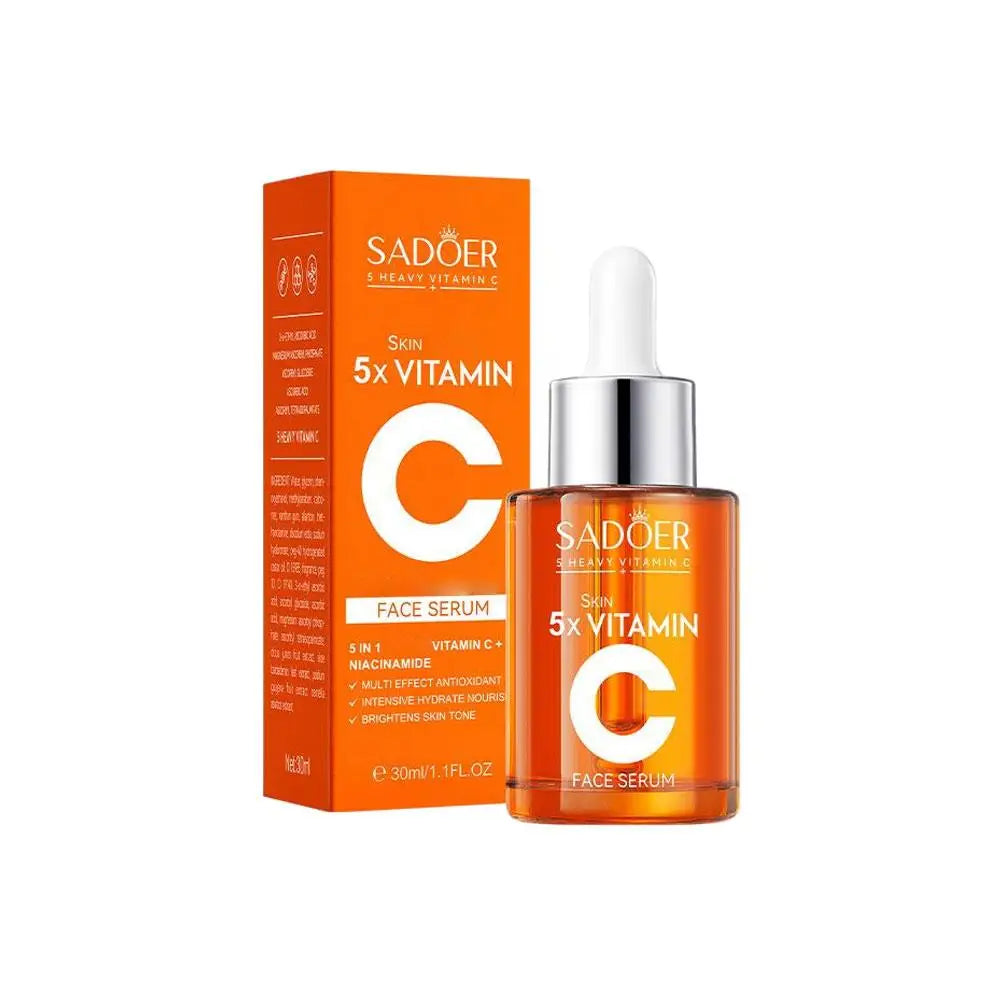 Eleeles Vitamin C Firming & Lifting Skincare Set – Brightening Serum, Cream & Toner