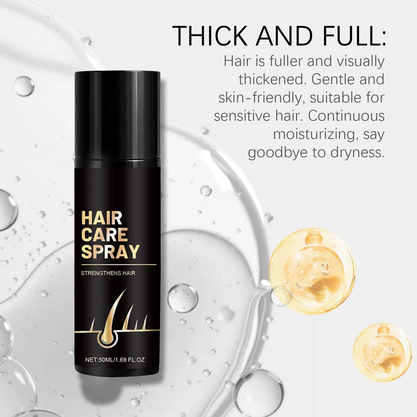 Eleeles Ginger Hair Care Spray – Nourishing, Anti Hair Loss & Root Treatment, 50ml