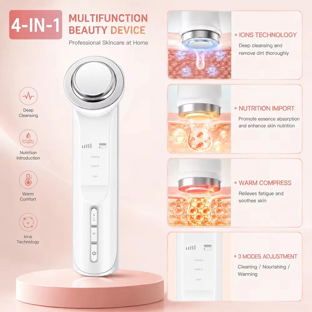 KSKIN Multifunctional Electric Facial Massager Deep Cleansing Skin Rejuvenation Face Lifting Anti Aging Skin Care Beauty Device
