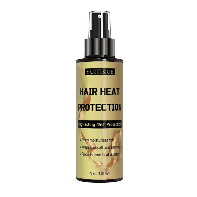 Eleeles Hair Heat Protection Spray – Up to 450°F Protection, Deep Moisture & Smooth, 100ml