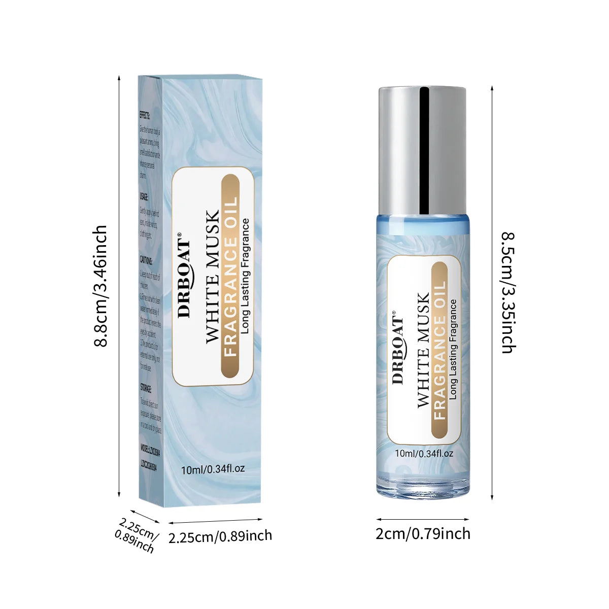Eleeles White Musk Pheromone Oil – Alcohol-Free Body Fragrance Oil for Dating 10ml & 20ml