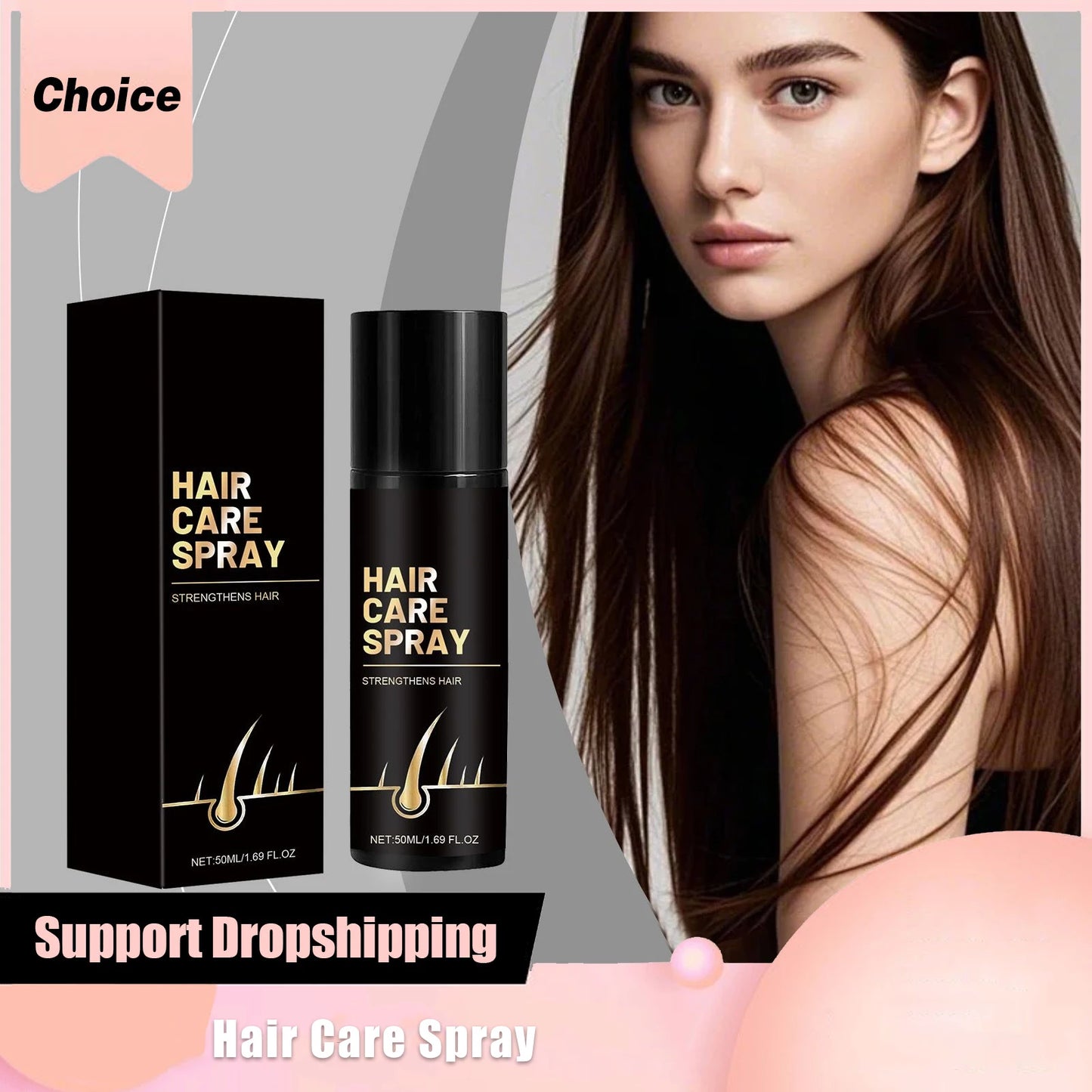 Eleeles Ginger Hair Care Spray – Nourishing, Anti Hair Loss & Root Treatment, 50ml