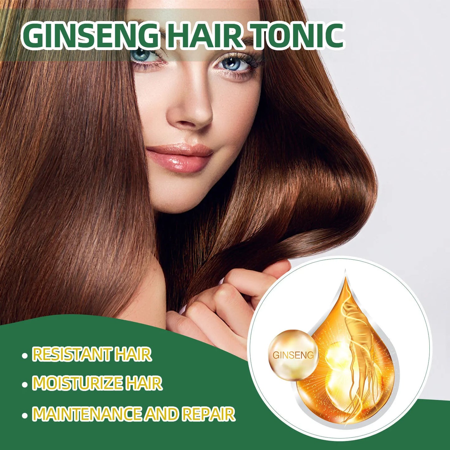 Eleeles Ginseng Hair Tonic Spray – Anti Hair Loss, Scalp Nourishment & Growth Serum