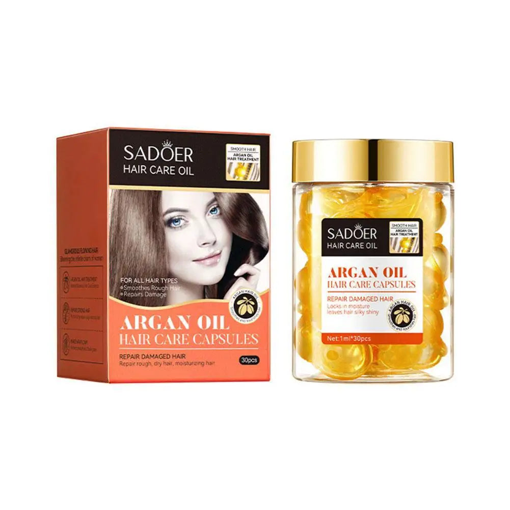Eleeles Bee-Infused Hair Care Essence Capsules – Repair, Smooth & Nourish with Vitamins A, E, H & B5
