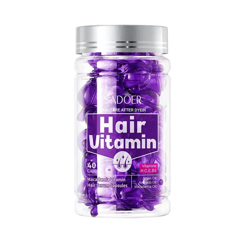 Eleeles Bee-Infused Hair Care Essence Capsules – Repair, Smooth & Nourish with Vitamins A, E, H & B5