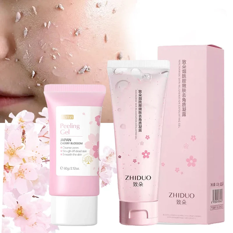 Face Deep Cleaning Exfoliating Gel Skin Care Whitening Moisturizer Repair Facial Scrub Skin Care