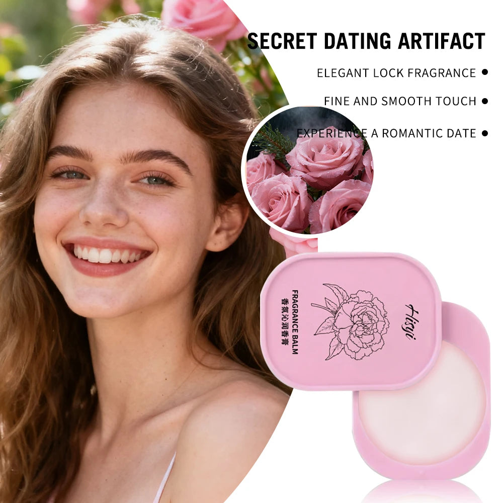 Eleeles Solid Perfume Balm – Long-Lasting Floral Scents, Vegan & Skin-Friendly 3 Scents