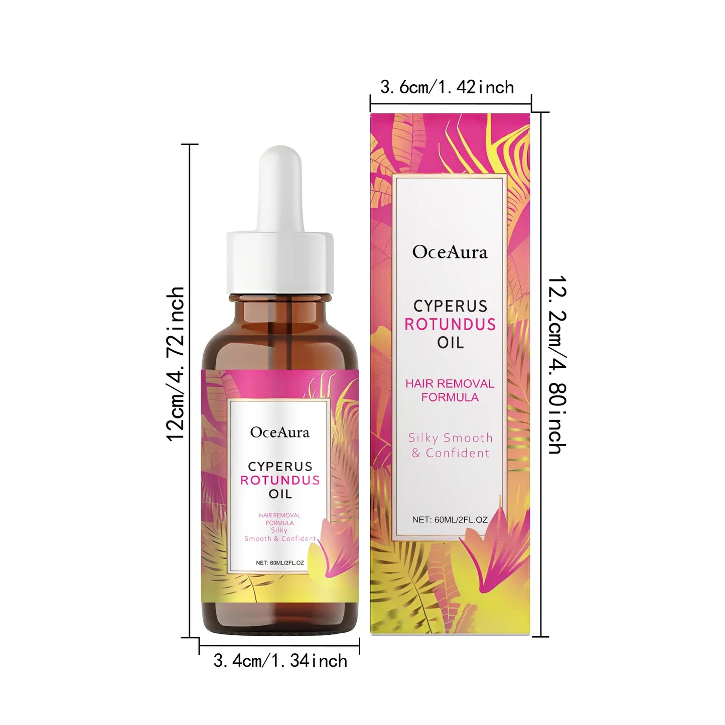 Eleeles Hair Removal Care Essential Oil – Soothing, Moisturizing & Skin-Smoothing 60ml