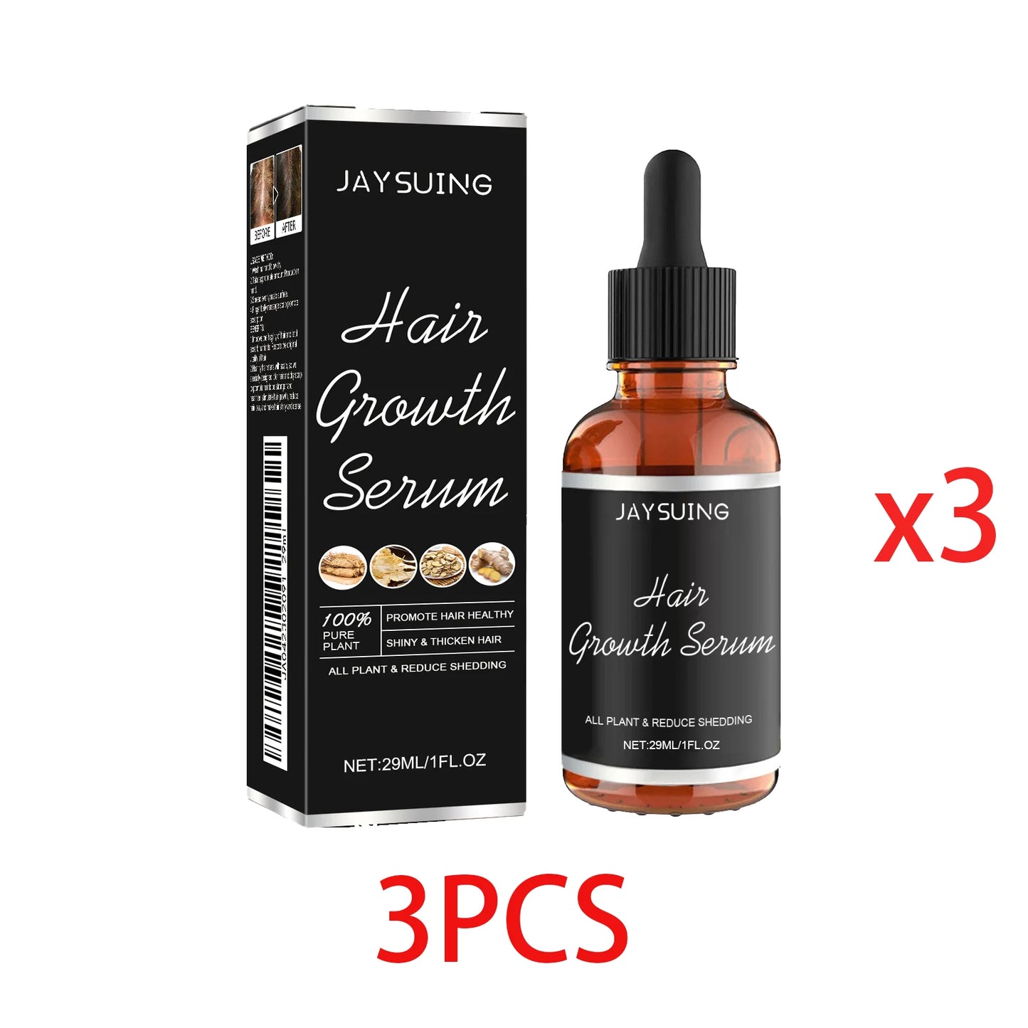 Eleeles Scalp Nourishing Hair Growth Serum – Panthenol, Glycerin & PCA Sodium | 29ml